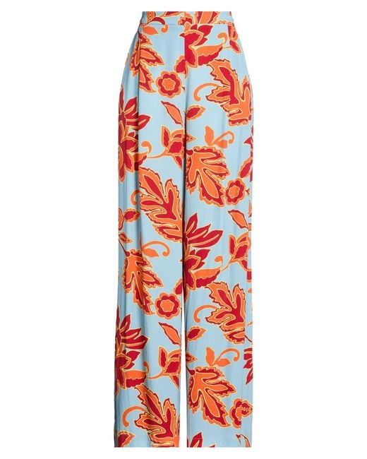 Semicouture Red Light Pants Viscose