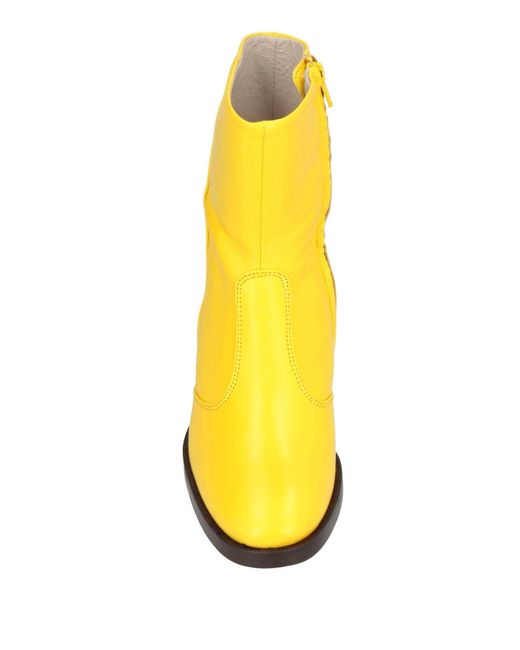 Zadig & Voltaire Yellow Ankle Boots