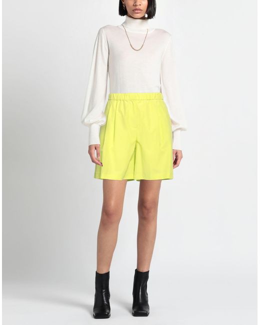 MSGM Yellow Shorts & Bermuda Shorts