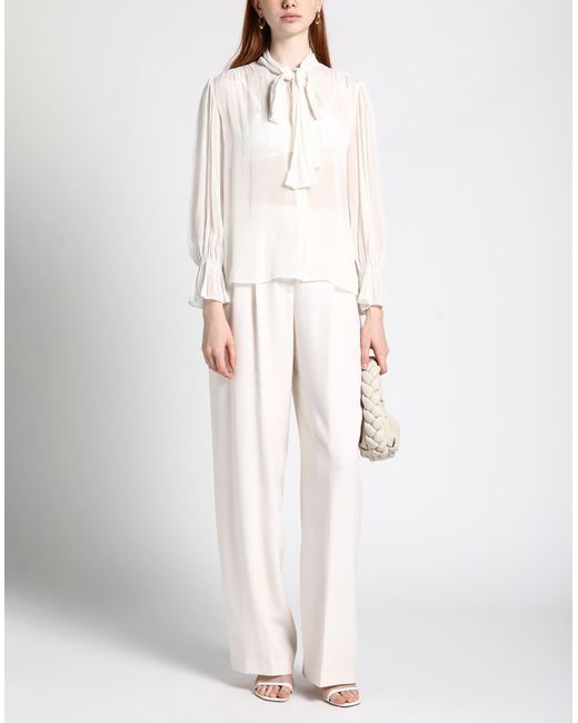 Sandro White Ivory Shirt Polyester