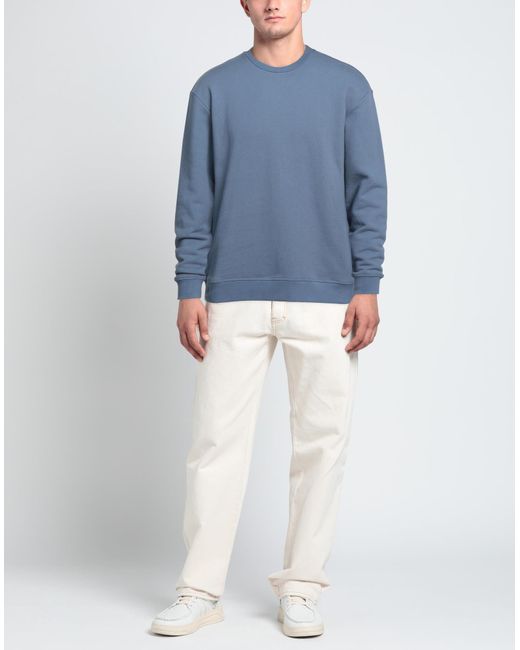 John Elliott Blue Slate Sweatshirt Cotton, Polyurethane for men