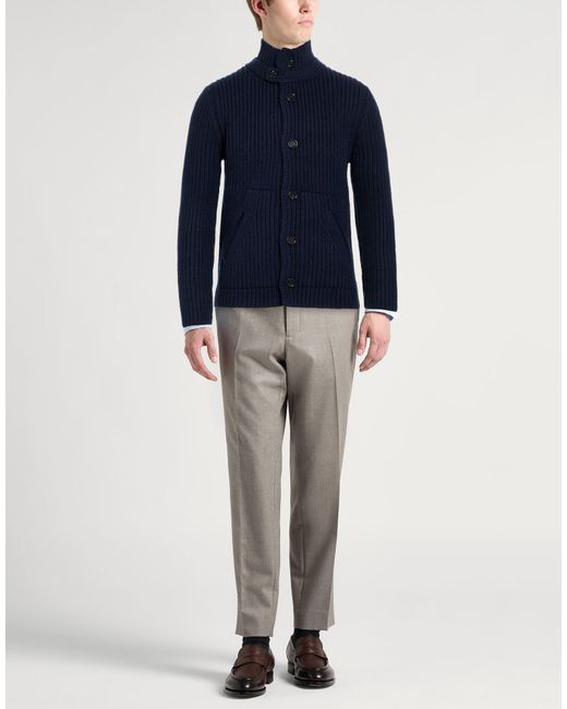 Daniele Fiesoli Blue Cardigan for men