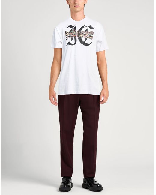 Just Cavalli White T-Shirt Cotton for men