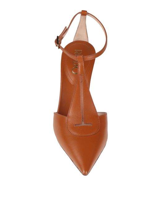 Rodo Brown Pumps Leather