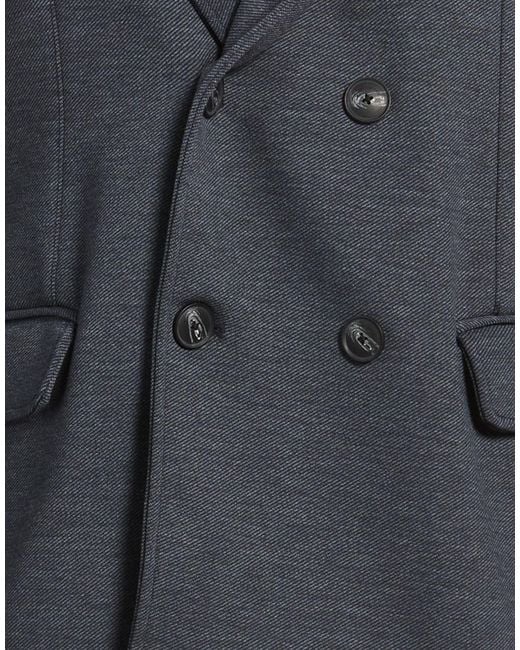 Emporio Armani Black Jacket Polyester, Viscose, Elastane for men