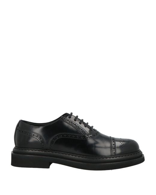 Stringate di Dolce & Gabbana in Black da Uomo