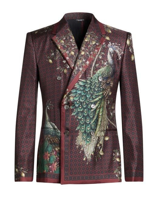 Dolce & Gabbana Brown Blazers for men