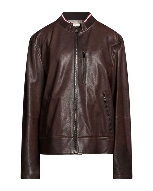 Bally Brown Jacket Lambskin