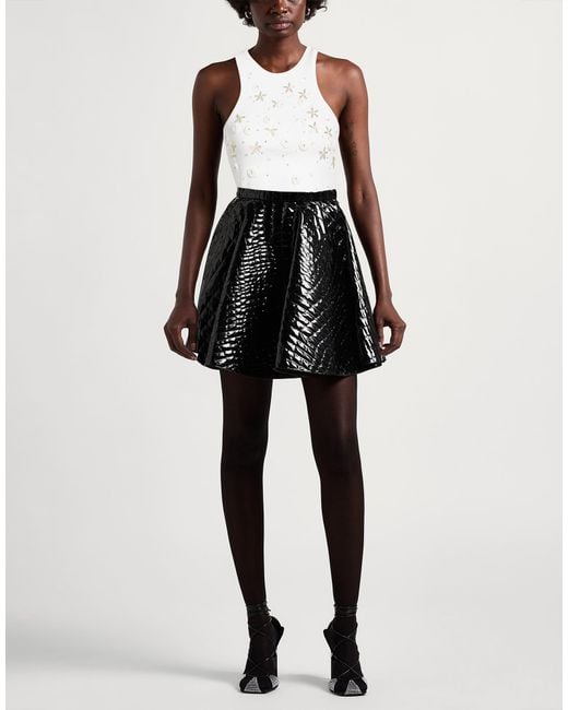 Sandro White Top Cotton, Elastane