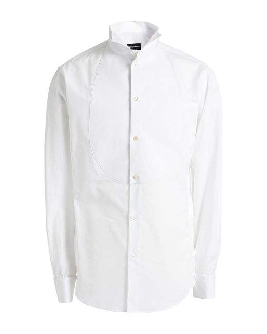 Giorgio Armani Shirt in White for Men | Lyst