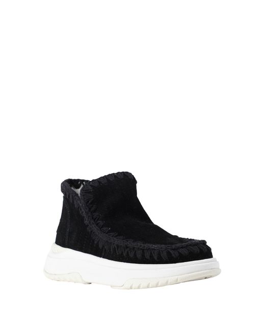 Mou Black Ankle Boots