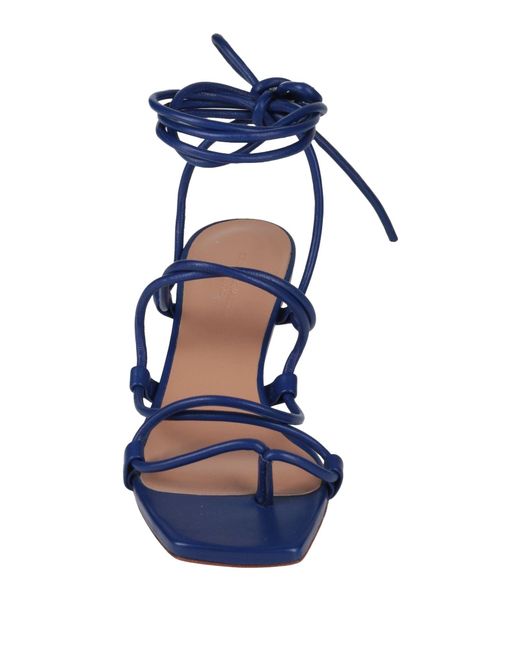 Erika Cavallini Semi Couture Blue Sandals