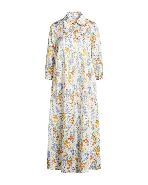 Shirtaporter White Midi Dresses