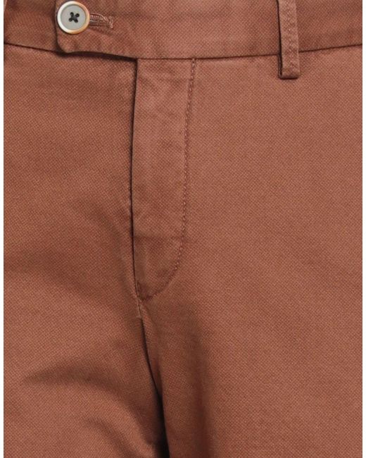 Hiltl Brown Pants Cotton, Elastane for men