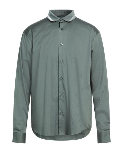 ARMANI EXCHANGE Green Shirts for men
