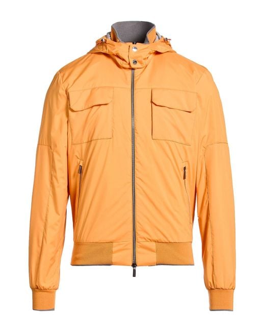 Moorer Orange Jacket Polyester for men