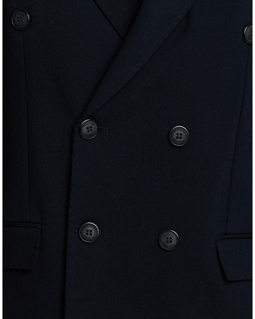 MULISH Blue Blazer Viscose, Polyamide, Elastane for men