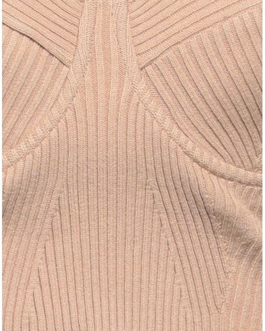 Elisabetta Franchi Natural Sand Top Viscose, Polyester, Polyamide