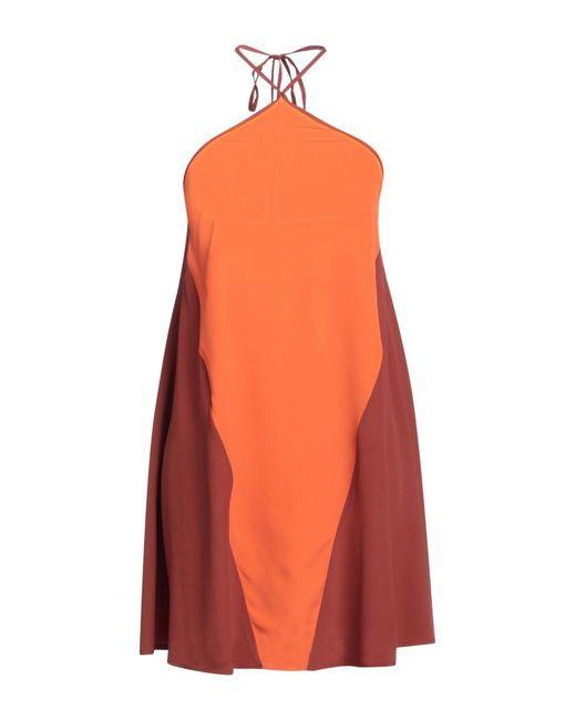 MÊME ROAD Orange Mini Dress