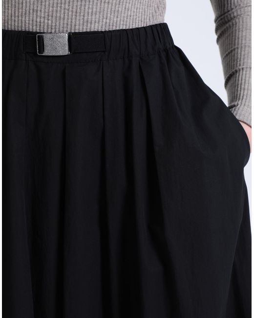 Brunello Cucinelli Black Maxi Skirt