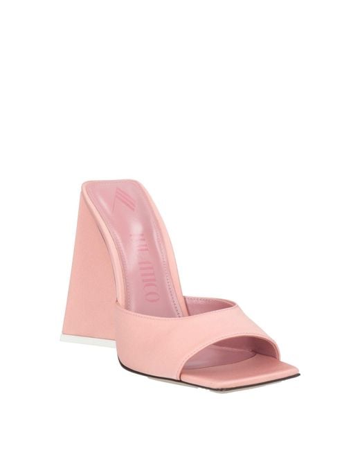 The Attico Pink Sandals Textile Fibers