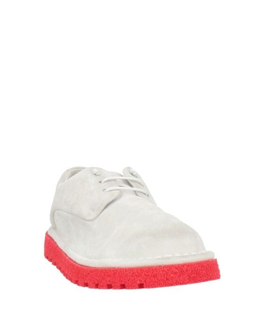 Marsèll White Light Lace-Up Shoes Leather