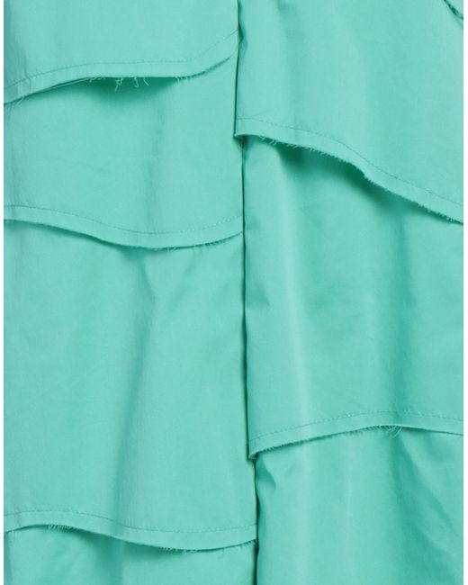 Jijil Green Mini Dress Cotton, Polyamide, Nylon