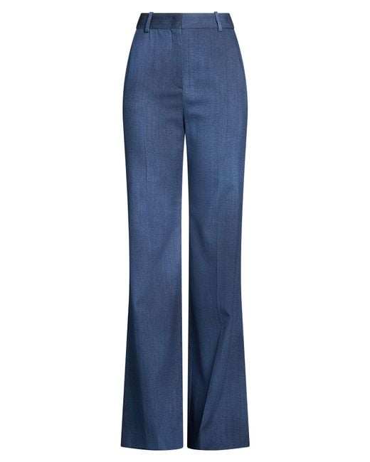 Ermanno Scervino Blue Pants Viscose, Elastane