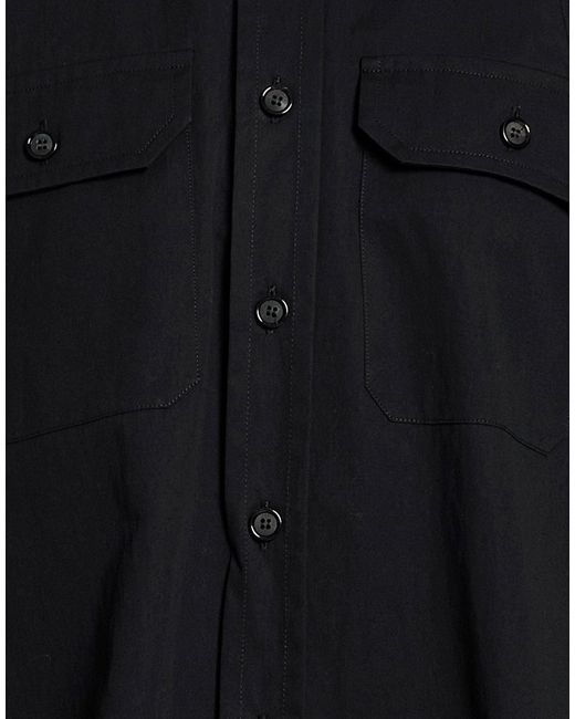 McQueen Blue Shirt Cotton, Polyamide for men