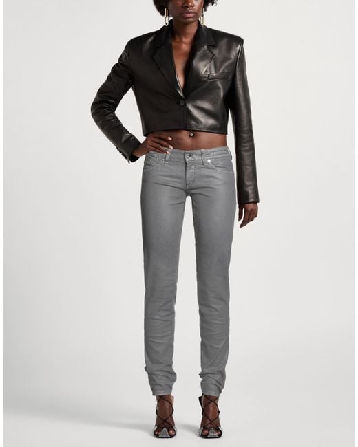 Jacob Cohen Gray Jeans Cotton, Polyester, Elastane