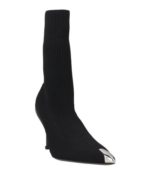 McQueen Black Ankle Boots