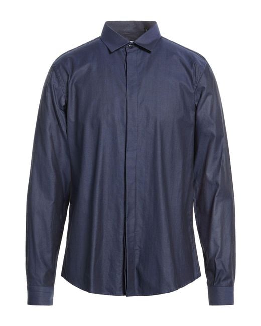 Costumein Blue Shirt Cotton for men