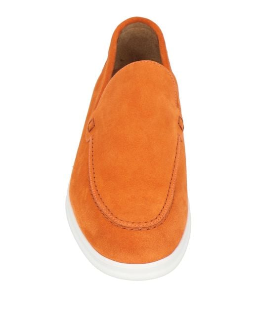 Doucal's Orange Loafer for men