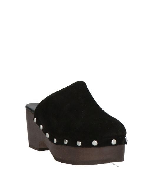 Scholl Black Mules & Clogs