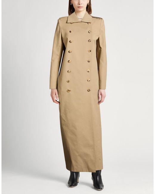 Khaite Natural Overcoat & Trench Coat Polyamide, Cotton, Elastane