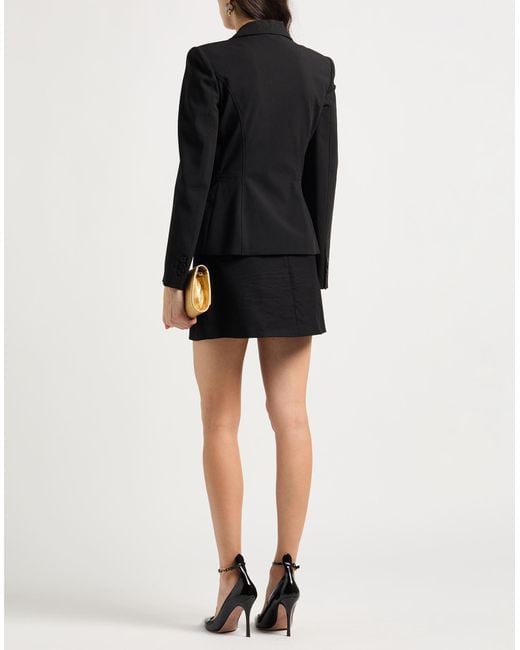 Alberta Ferretti Black Blazer Virgin Wool, Polyamide, Elastane