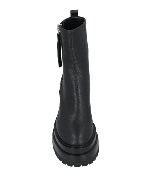 Agl Attilio Giusti Leombruni Black Ankle Boots Leather