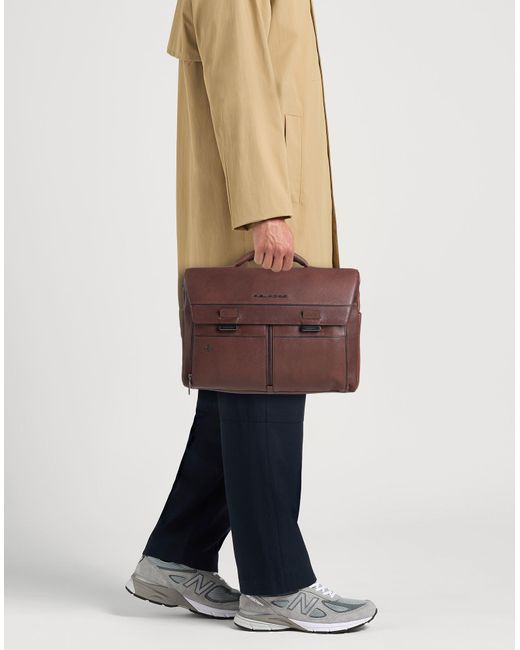 Piquadro Brown Handbag for men