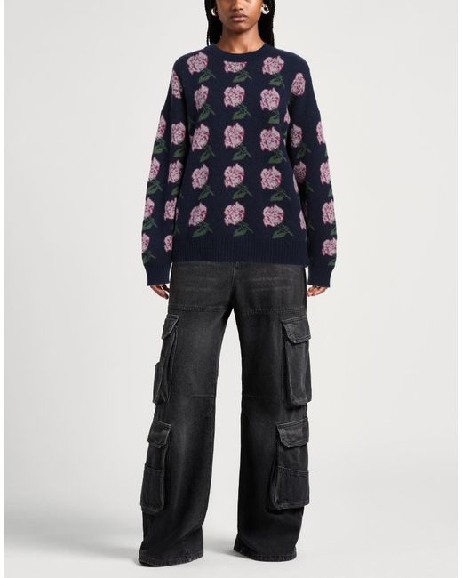 MSGM Blue Sweater Wool, Polyamide