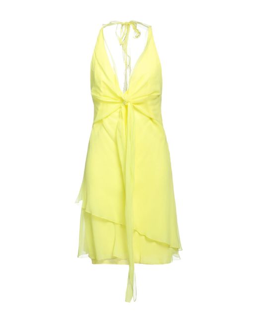Blumarine Yellow Mini Dress