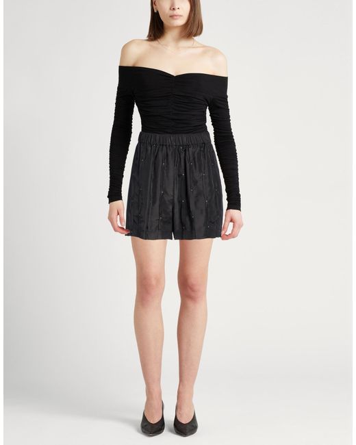 Alysi Black Shorts & Bermuda Shorts