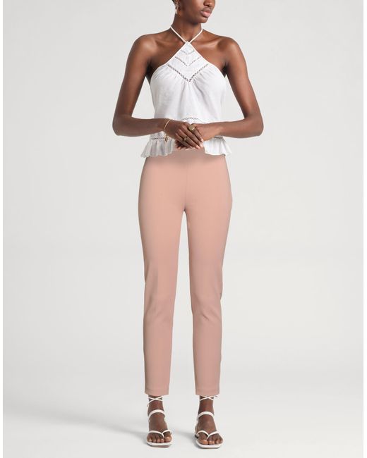 Pantalon Elisabetta Franchi en coloris Natural