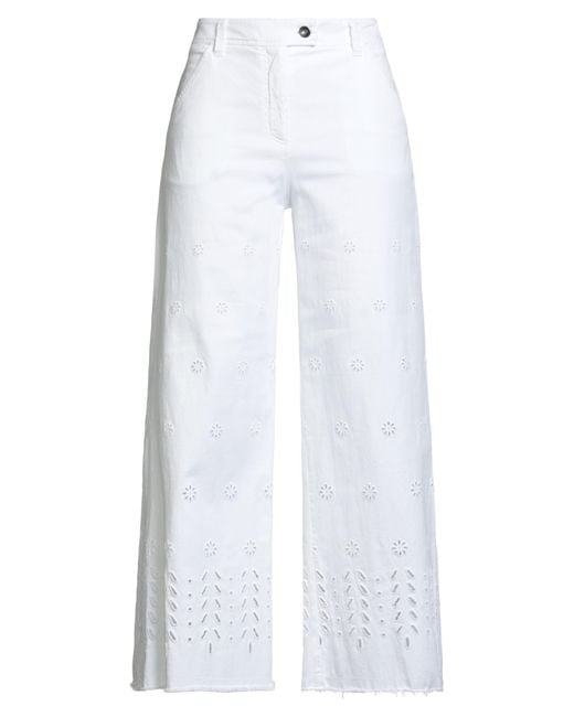 True Royal White Pants