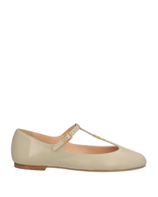 Chloé Natural Ballet Flats Leather