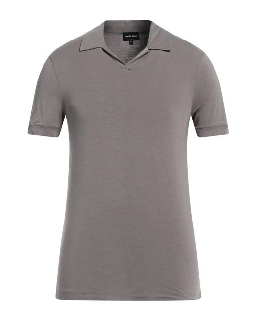 Giorgio Armani Gray Polo Shirt for men