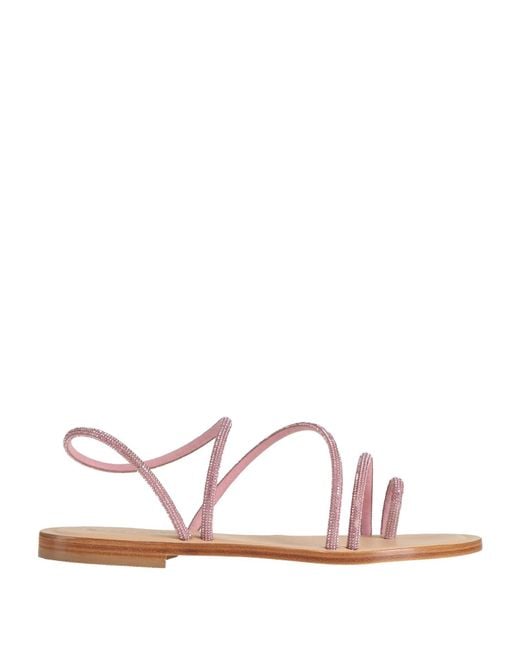 DG POSITANO Pink Thong Sandal