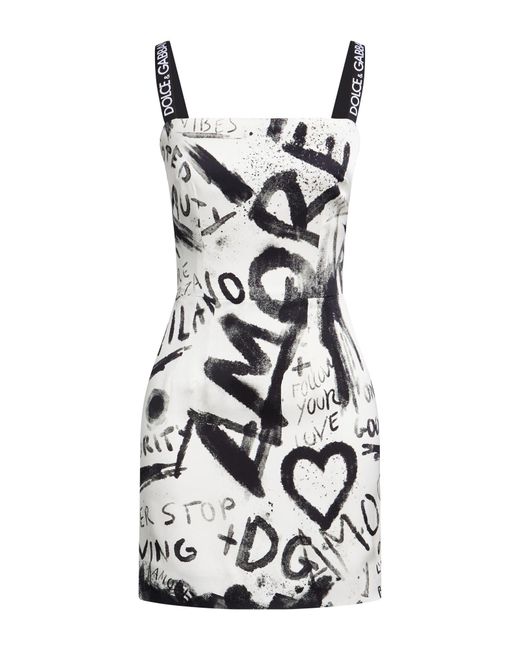 Dolce & Gabbana White Mini Dress