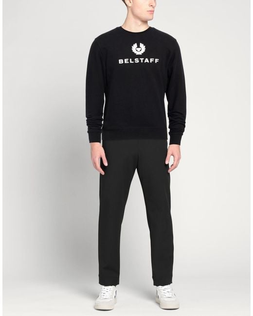Belstaff Black Sweatshirt Cotton for men