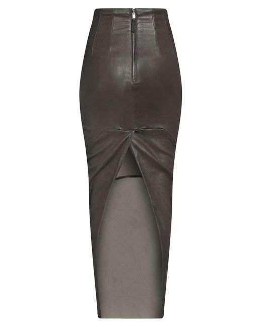 Gonna Lunga di Rick Owens in Gray