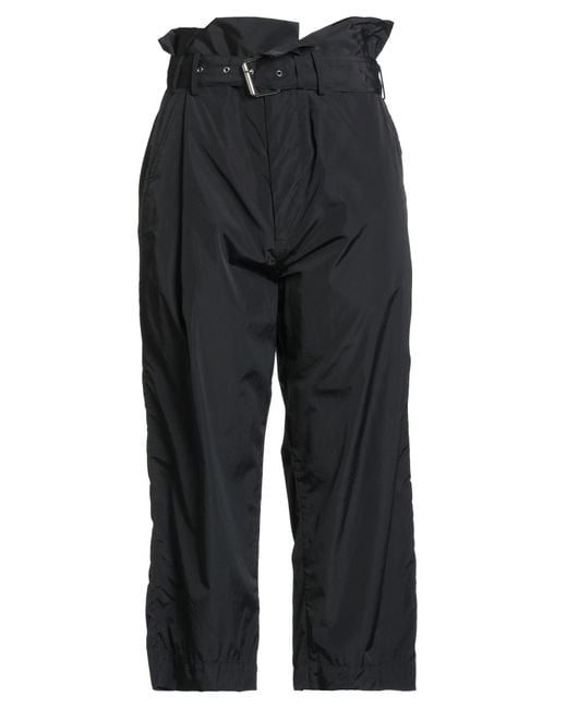 Plan C Black Pants Polyamide, Cotton